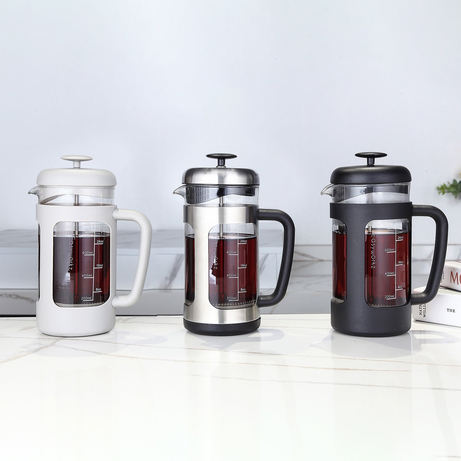Glass French Press Coffee Pot