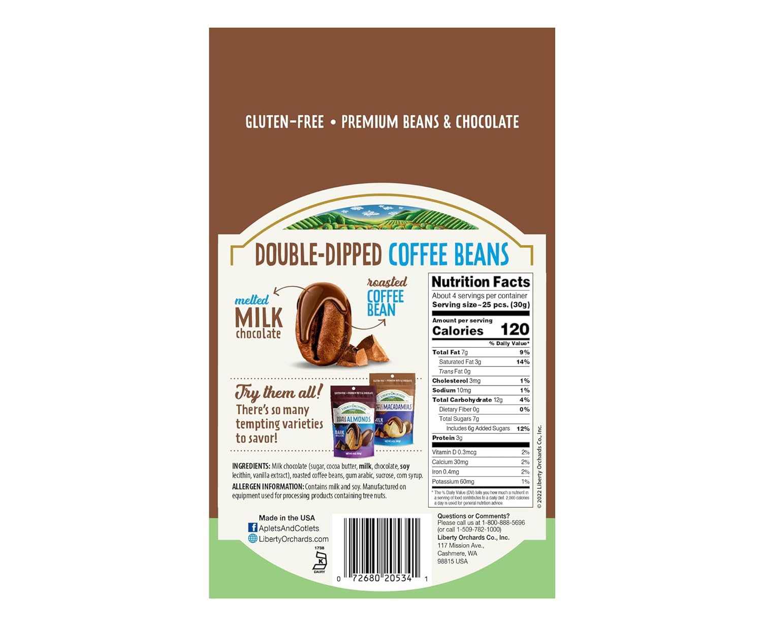 Milk Chocolate Coffee Beans