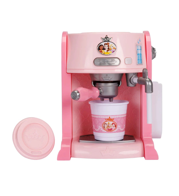 Disney Princess Style Collection Toy Espresso Machine for Kids Coffee Maker Play Kitchen Accessories Gift for Girls & Kids