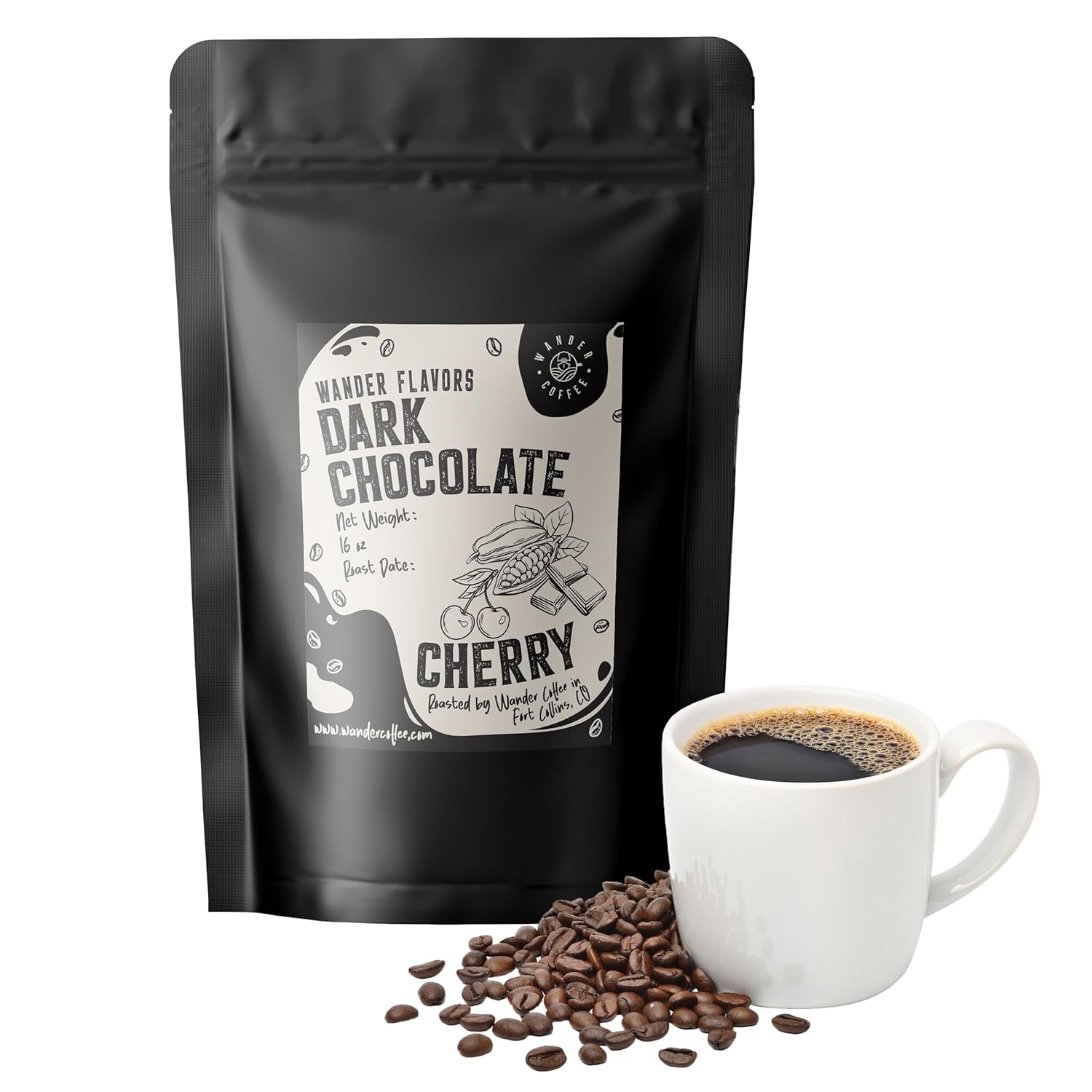 Dark Chocolate Coffee Beans
