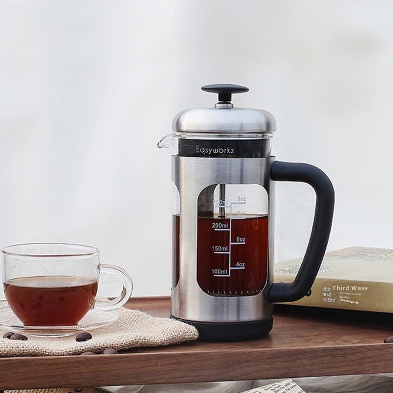 Glass French Press Coffee Pot