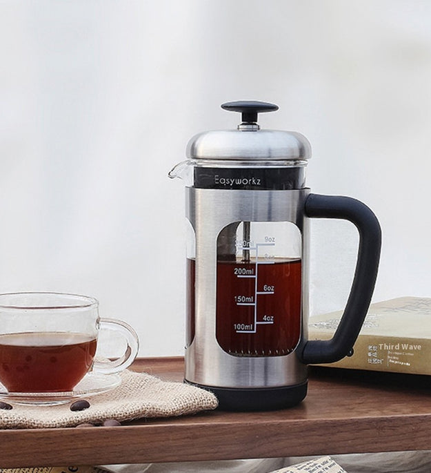 Glass French Press Coffee Pot
