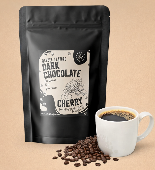 Dark Chocolate Coffee Beans