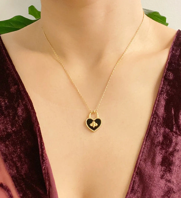 Bee Heartful Necklace