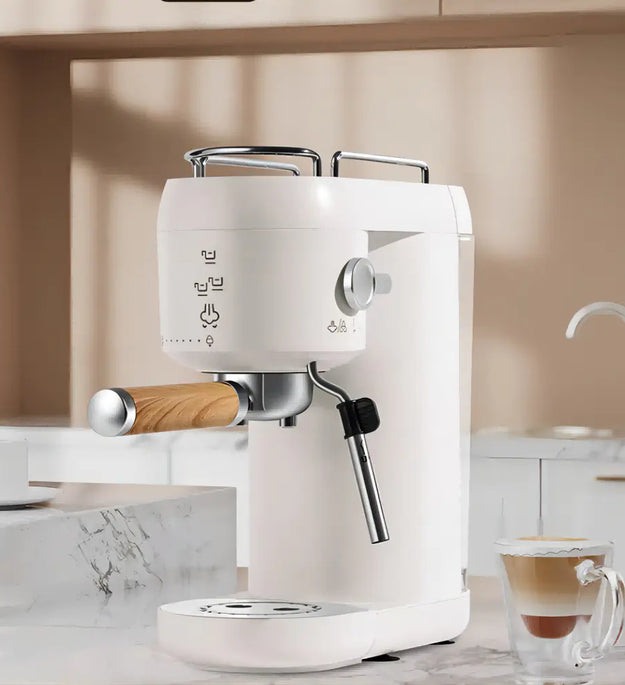 Espresso Machine with Milk Frother and Grinder 110V