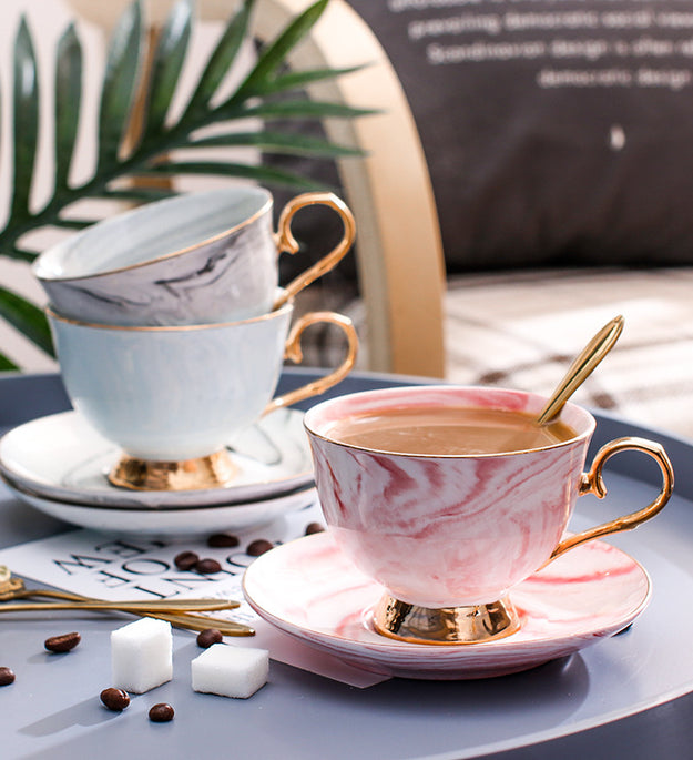 Luxurious Coffee Cups & Saucer