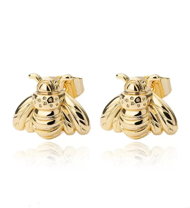 Bumble Bee Stud Earrings
